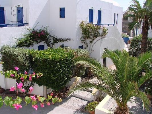 Strandhotell på Santorini Familiehotell leiligheter Scorpios Santorini Kamari Hellas